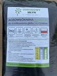 Agrowłóknina czarna mata 50g 1,6 m x 20 m