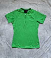 Mammut zielona koszulka sportowa zip Polartec