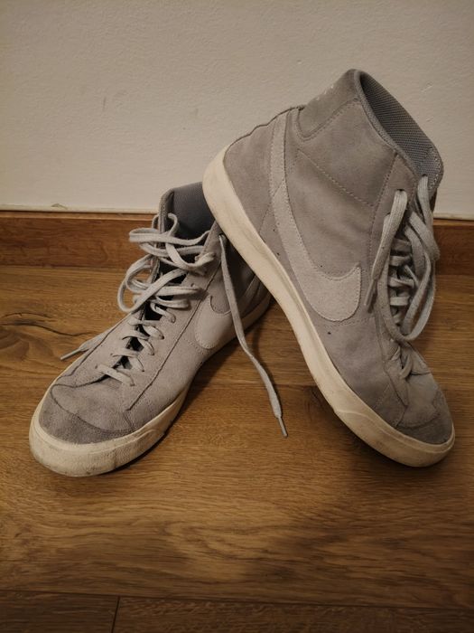Sapatilhas Nike Mid Blazer 77 Cinzentas - Usadas!