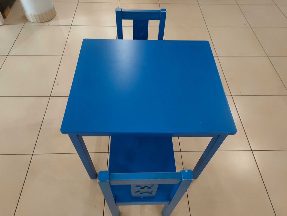 Stolik z krzesłami Ikea kritter