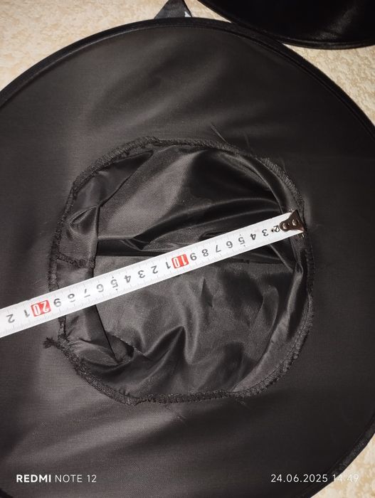 Капелюх святковий НОВИЙ  театральний   відьмочки головний Убір кожан