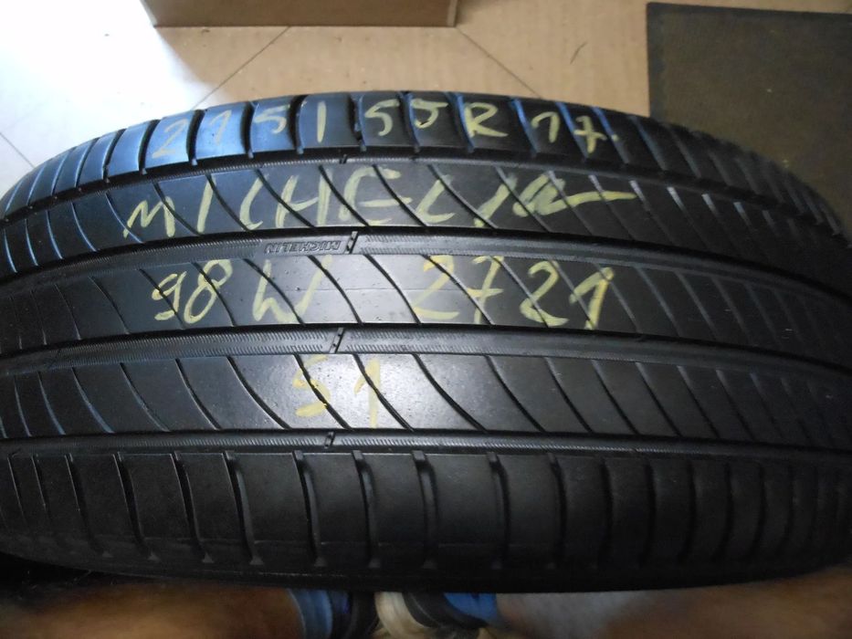 Opona pojedyńcza 215/55r17 michelin primacy 4  S1 6,5mm lato