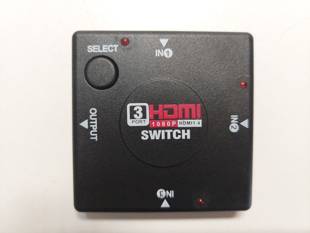 HDMI switch to 3. Переключатель сигнала от 3 источников.