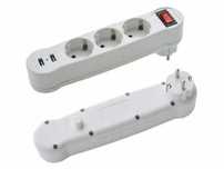 Listwa zasilająca rozgałęźnik złodziejka 3gniazda + 2USB