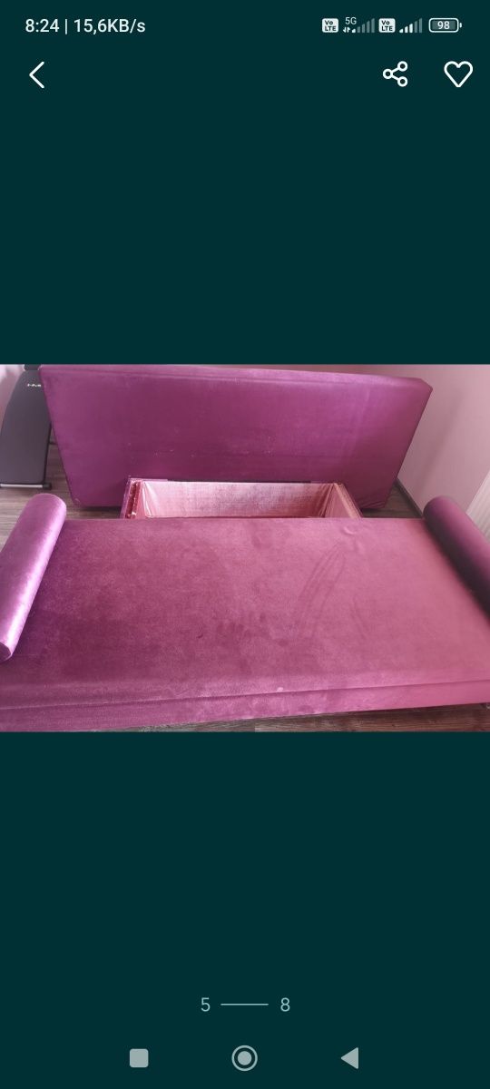 Łóżko kanapa rozkładana