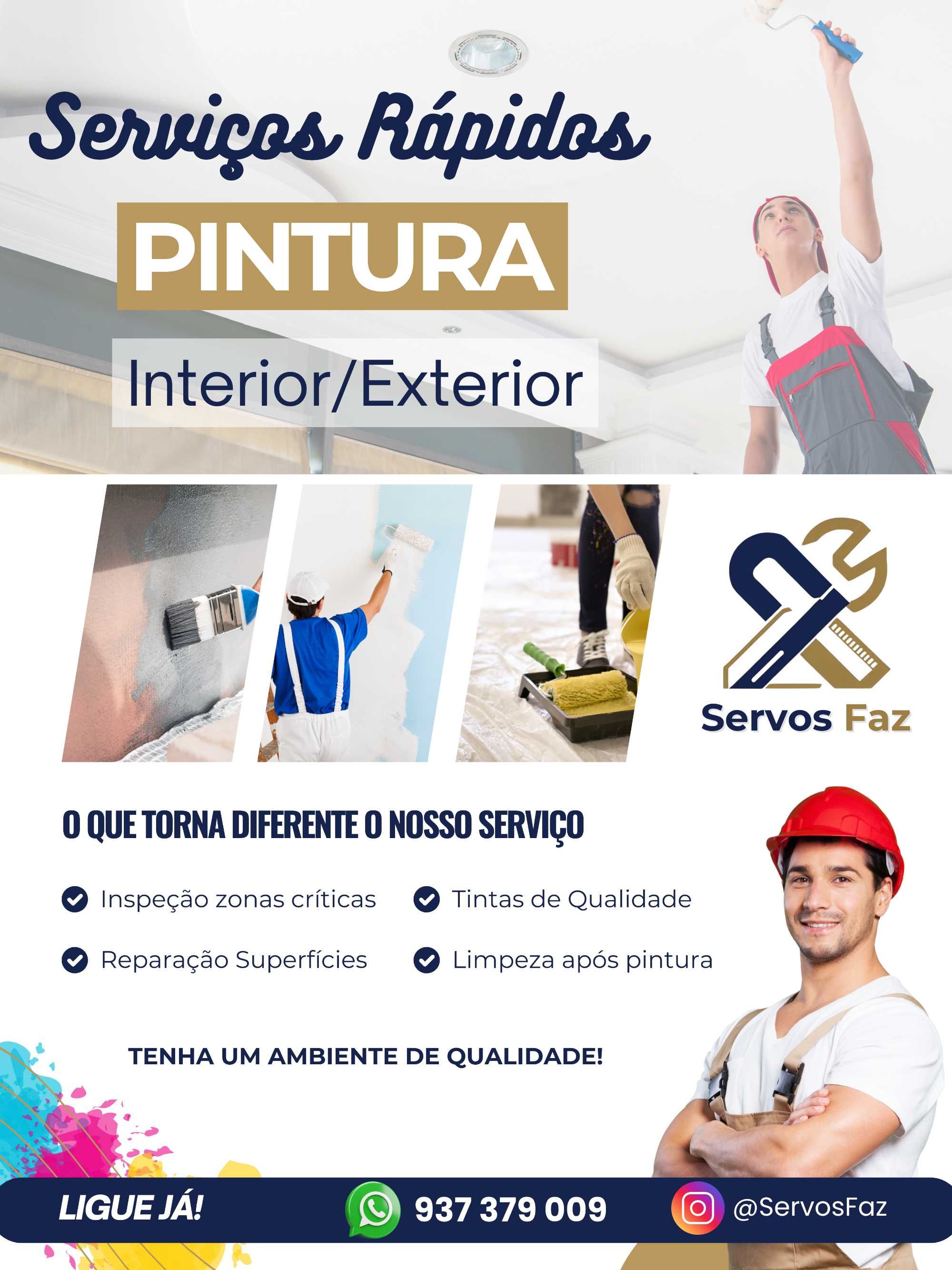 Serviços Rápidos de Eletricidade, Canalização, Pintura, Jardinagem