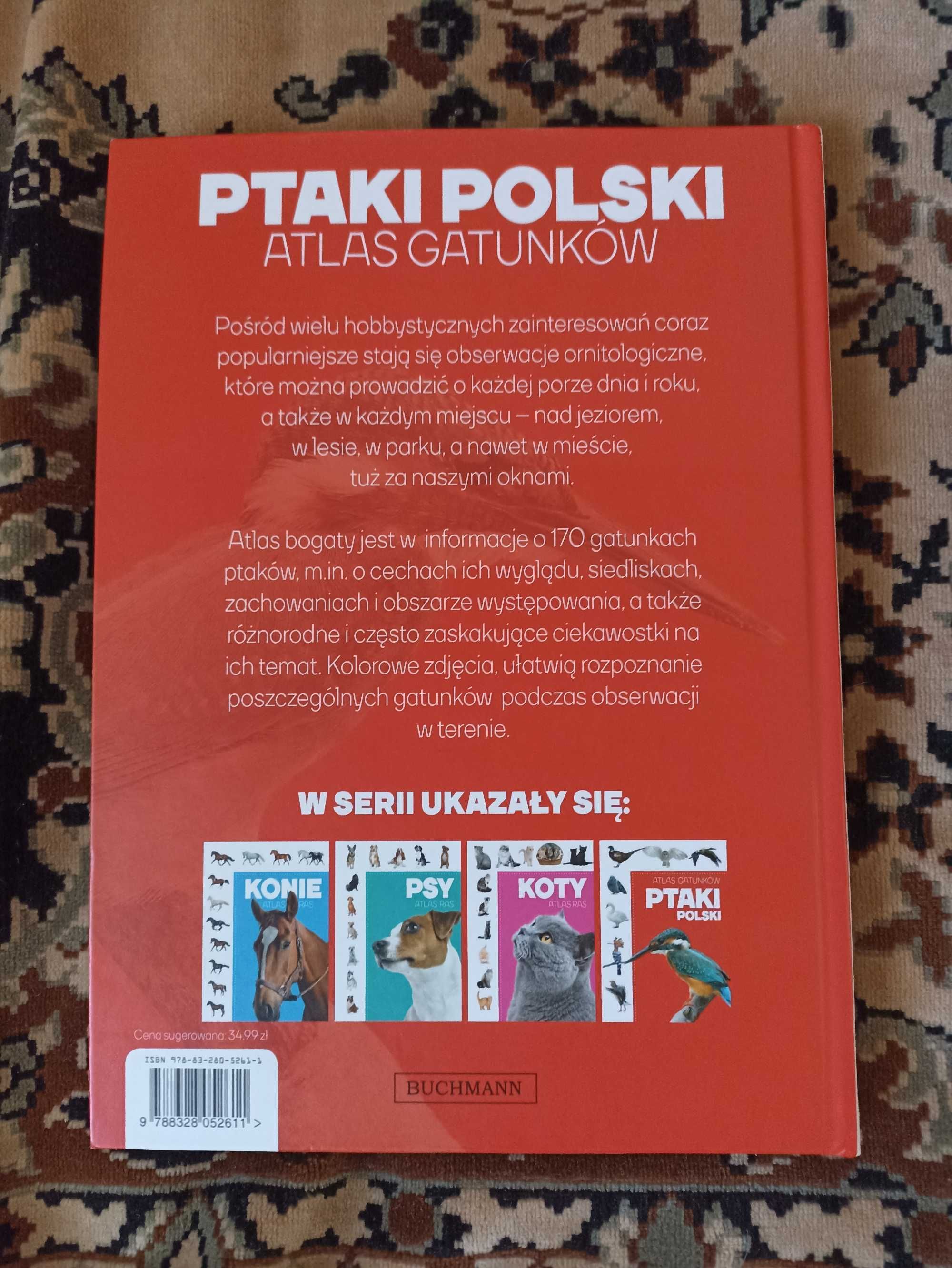 Książka "Atlas gatunków - Ptaki Polski"