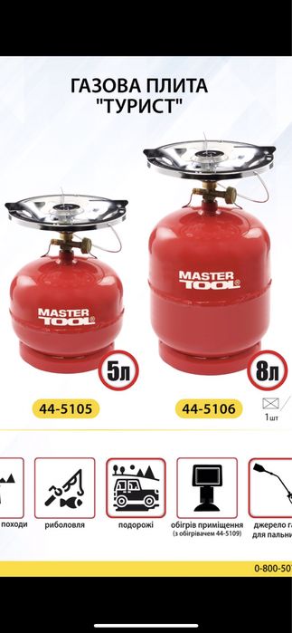 Газовая плита Турист на 5 літрів