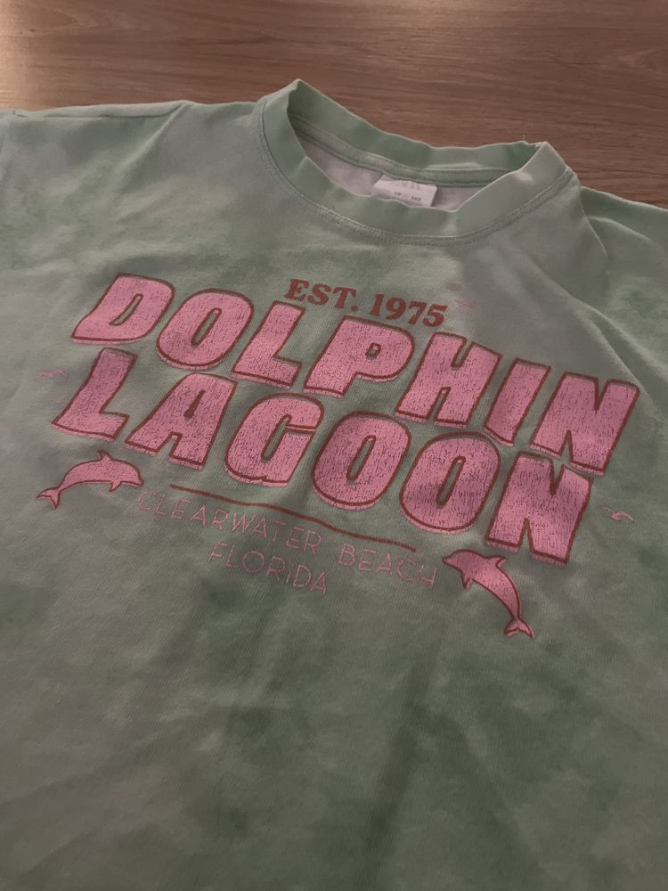 Zara t-shirt Dolphin Lagoon r.140