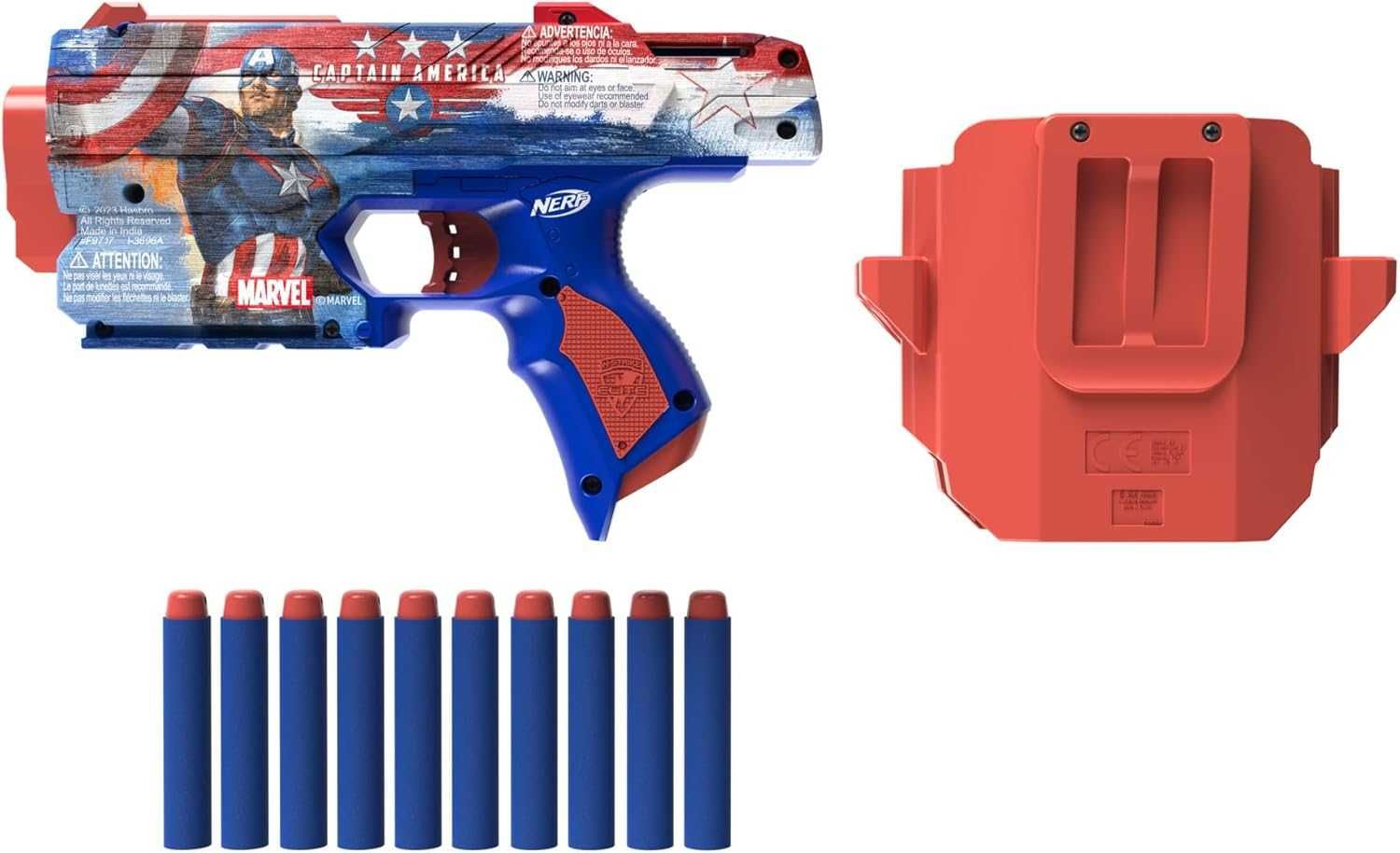 Бластер з кобурою Nerf Marvel Captain America
