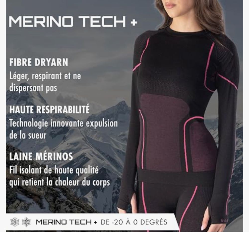 Bielizna Funkcjonalna Merino Longsleve Damski