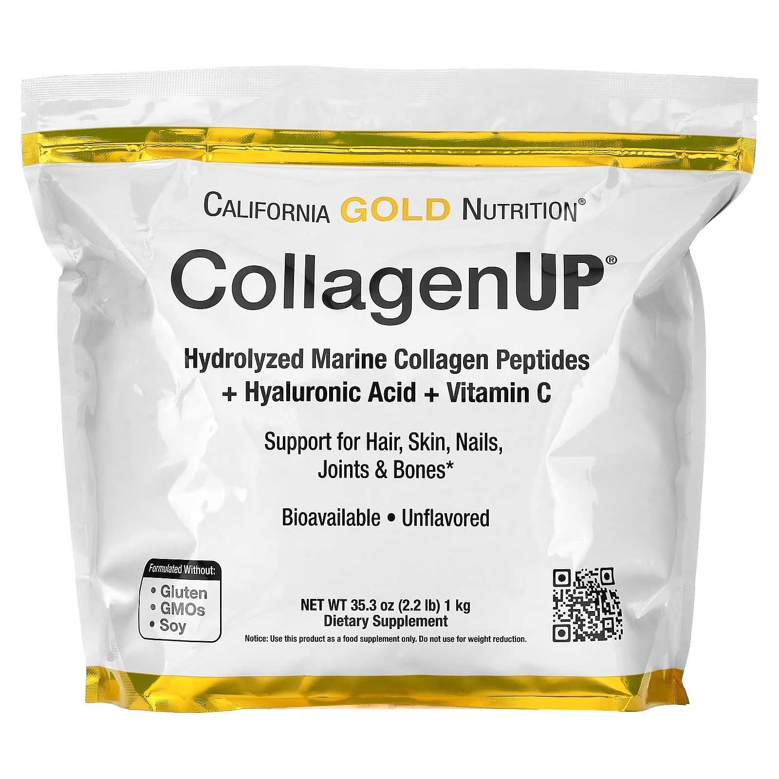 Колаген вітаміном C Collagen California Gold Nutrition CollagenUP