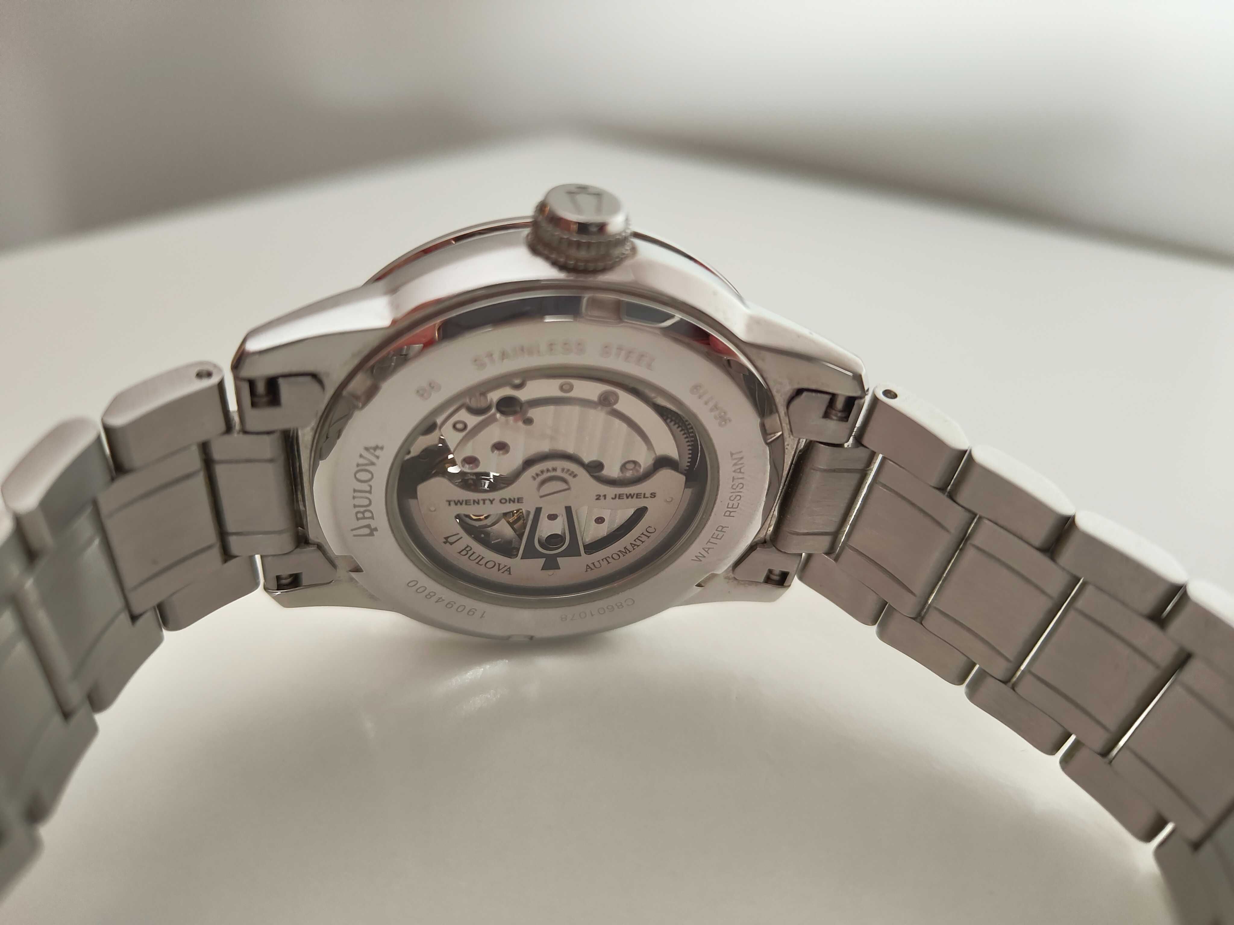 Zegarek Bulova Wilton Skeleton 96A119 - jak nowy
