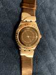 Ładny markowy zegarek damski  Swatch Irony z cyrkoniami - 69 zł