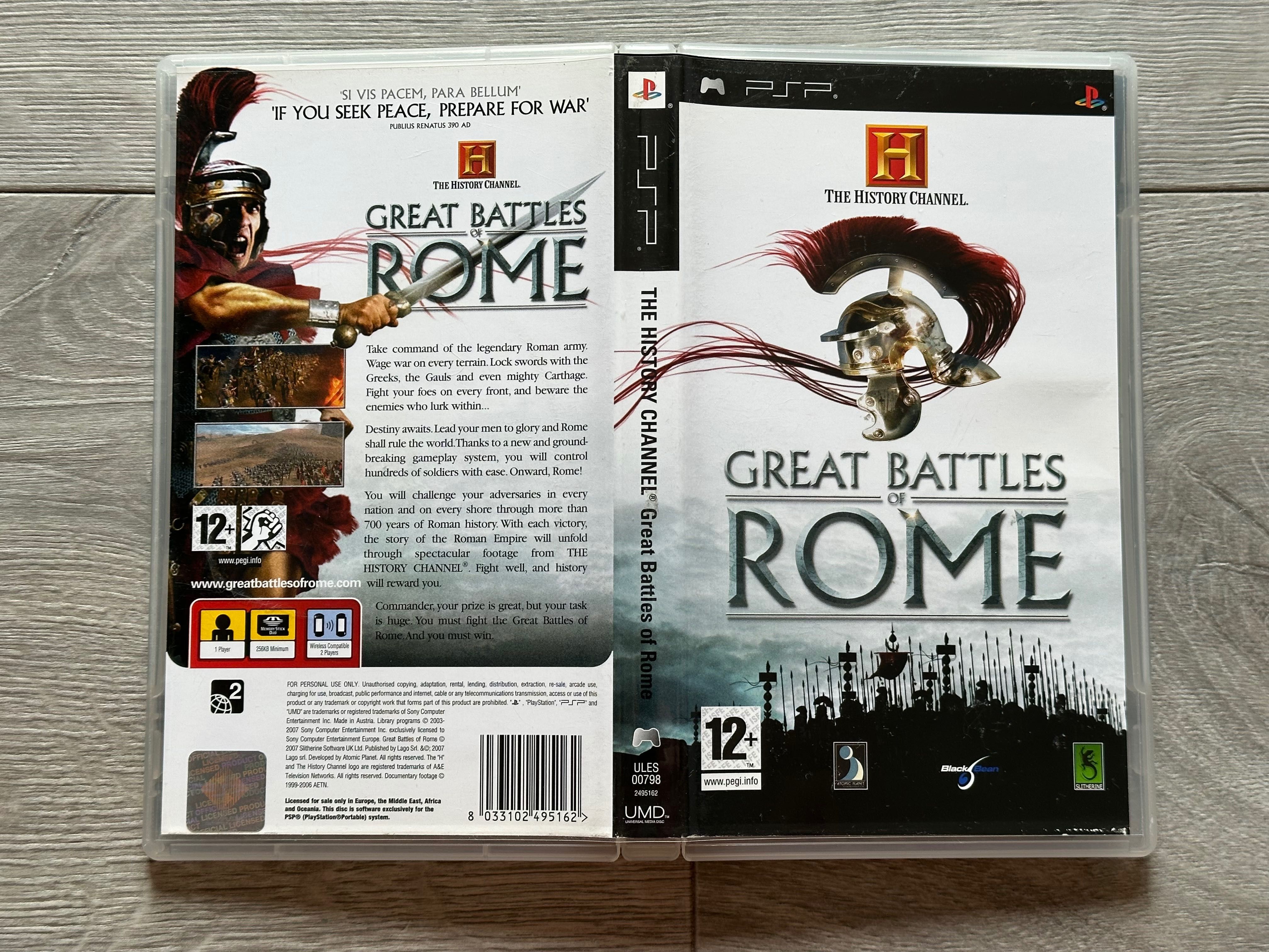 Great Battles of Rome / Playstation Portable