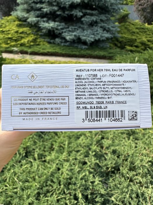 Kilian Angel share Kajal La Mar Creed Aventus For Her