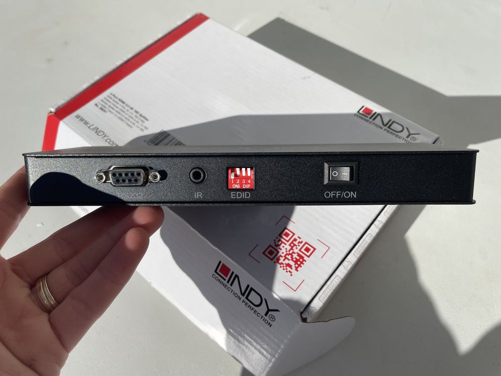 4 Port HDMI 2.0 4K 18G Splitter LINDY