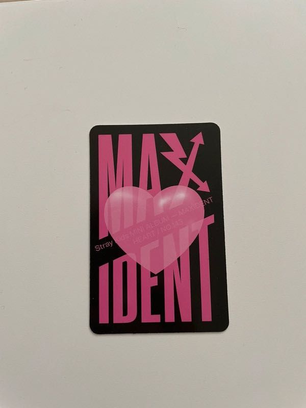 Felix Stray Kids photocard karta maxident skz