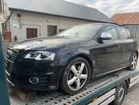 AUDI A3 S3 8P LIFT 5d SPORTBACK 05-11 LZ9Y czarne drzwi lewy przód tył