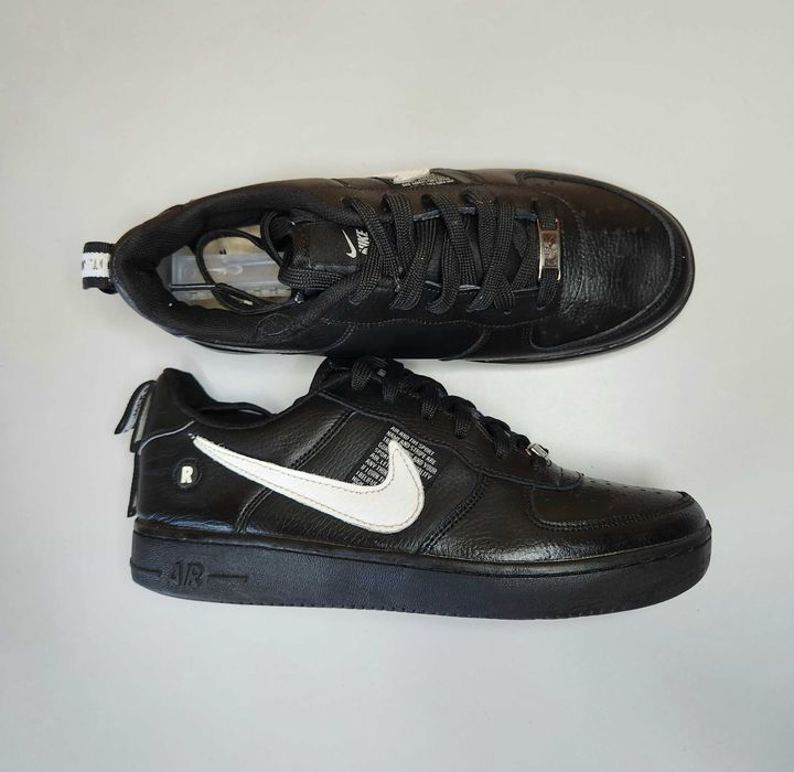 Nike Air Force 1 Damskie Buty Czarne Trampki Sneakersy 40