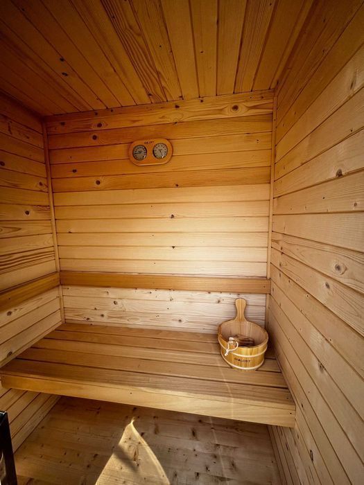 Sauna ogrodowa z piecem elektrycznym 230V – model 2-osobowy