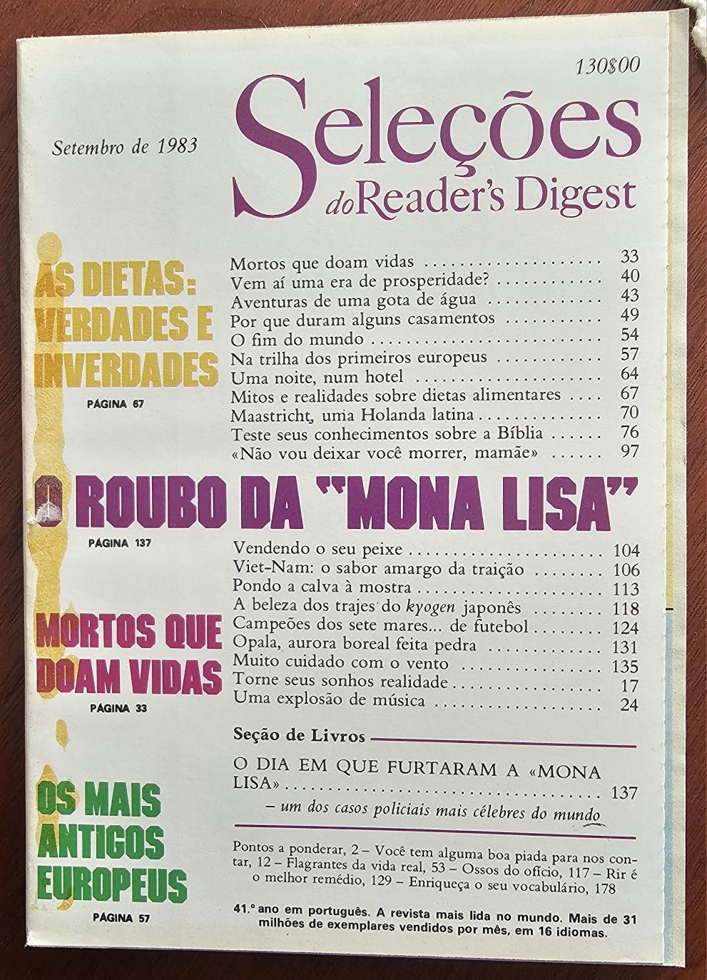 Conjunto de 10 Livros Seleções do Readers Digest