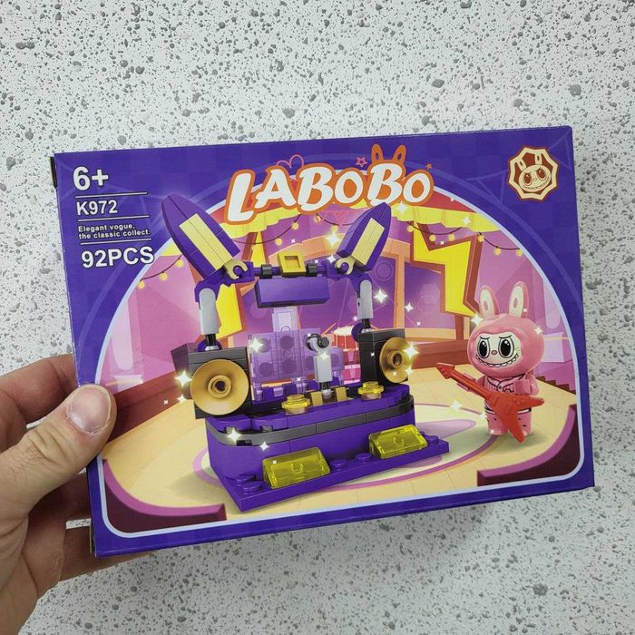 Конструктор Лабубу Labubu 4в1 375 деталей 4шт набори блоковий
