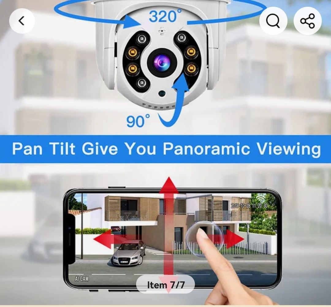Câmara de vigilância wifi 4 k