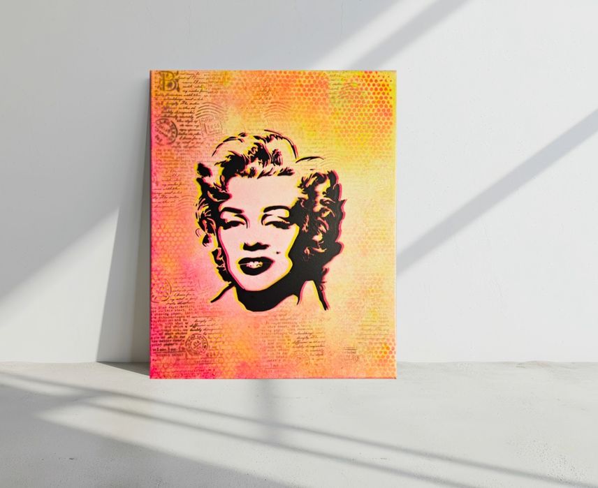 Marylin Monroe obraz ręcznie malowany Do salonu nowoczesny pop-art