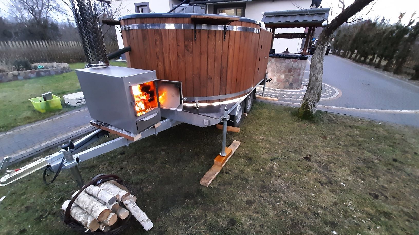 Duża Balia 10-cio osobowa, Bania mobilna, Jacuzzi. Wynajem