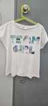 M&S koszulka t-shirt odkryte plecy 140
