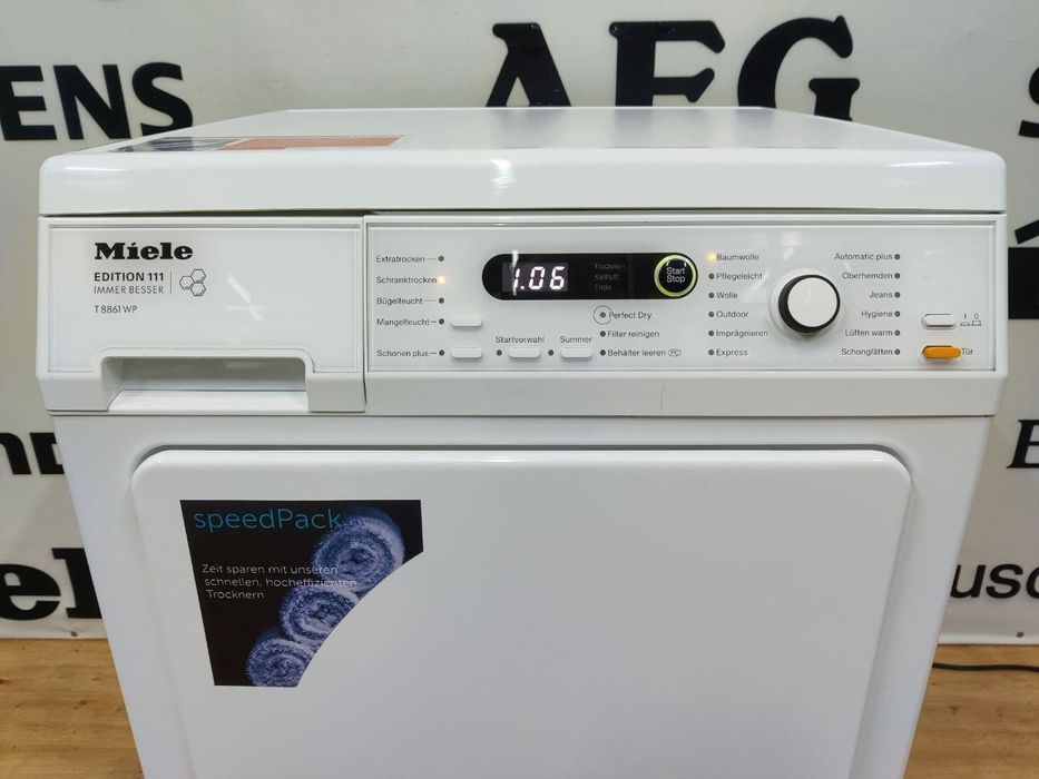 Сушка Miele™ T8861WP IMMER BESSER. Сушильна машина ТОП з Німеччини!