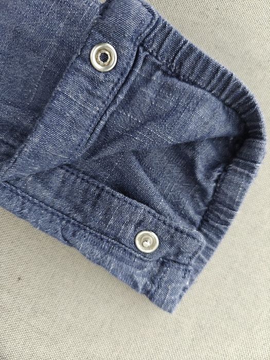 Ogrodniczki cienki jeans newbie 86