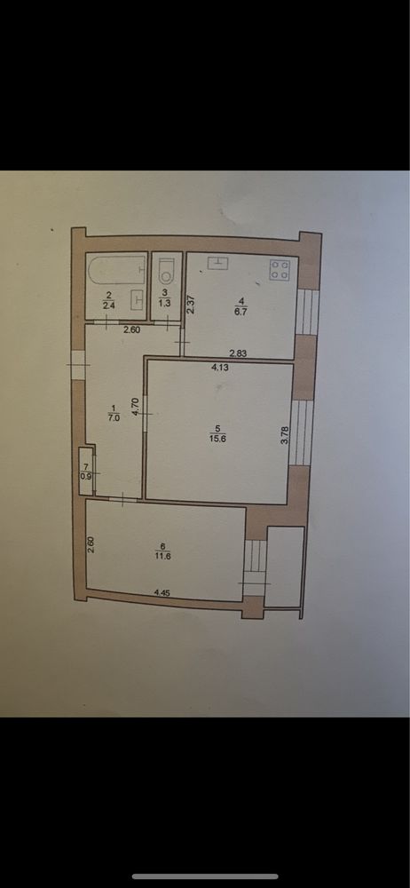 Продам 2-х комнатную квартиру в центре г.Шостка