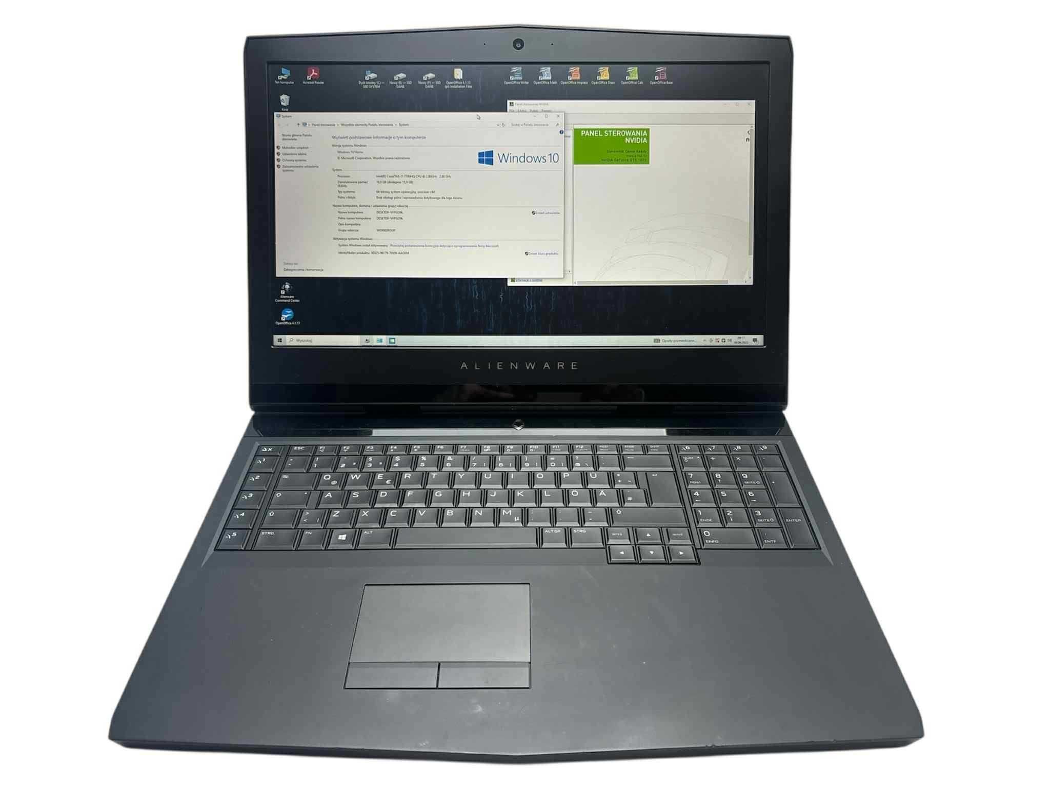 Laptop Dell Alienware 17 R4 1070 i7 7700HQ 16GB Ram