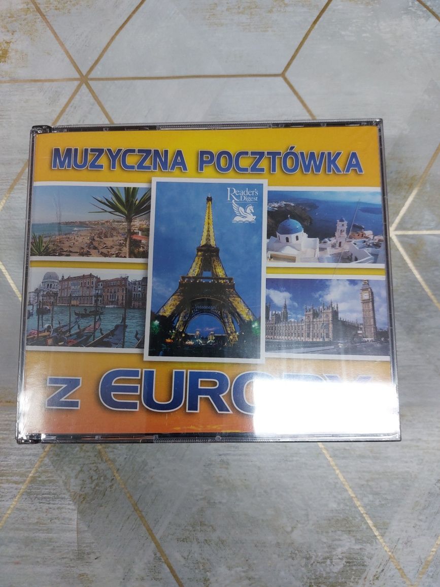 Muzyczna pocztówka z Europy. 5 CD. Nowa w folii