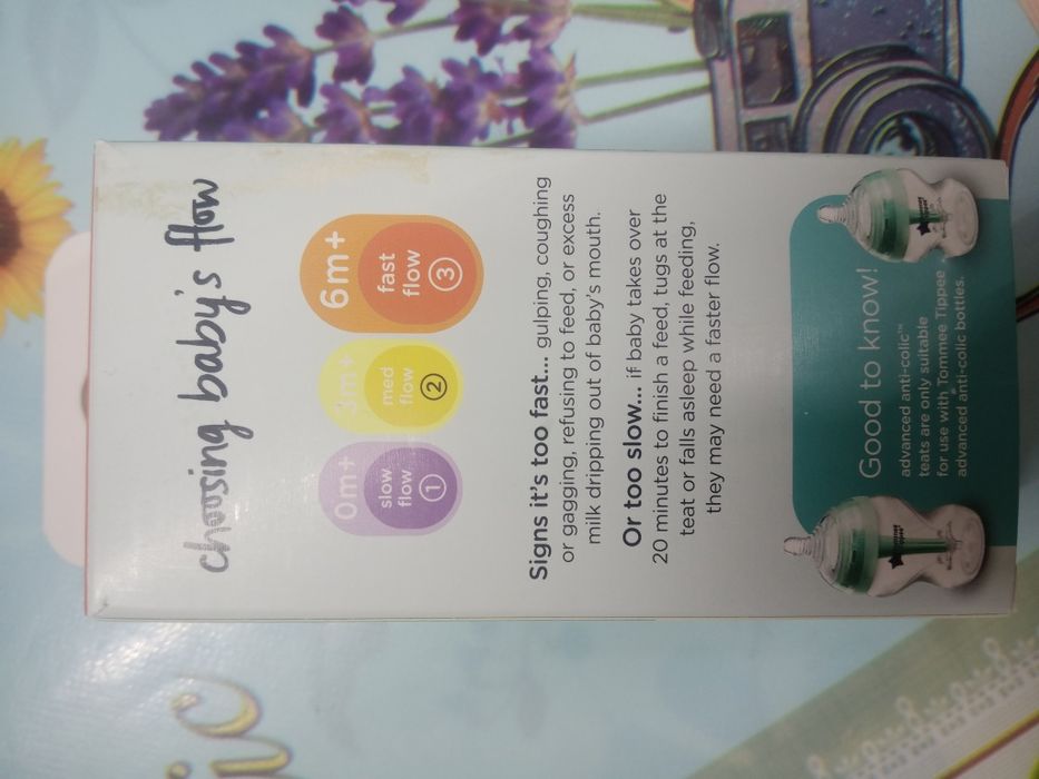 Соски на пляшечку Tommy Tippee 6+