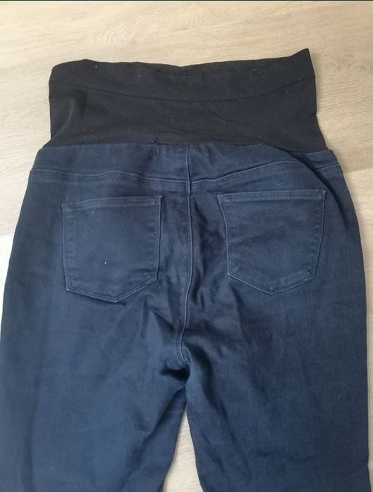 Wygodne spodnie ciążowe dżinsowe 38