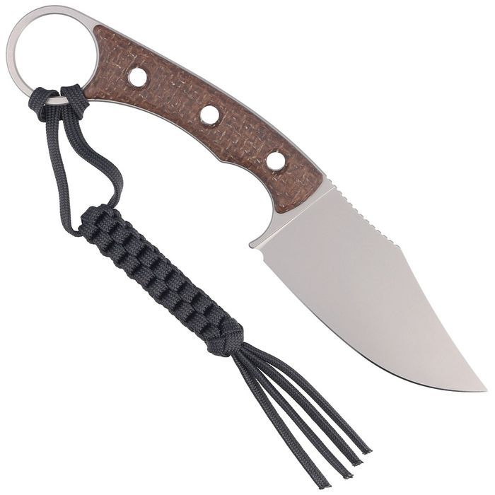 Nóż Civivi Midwatch Brown Burlap Micarta, Silver Bead Blasted N690