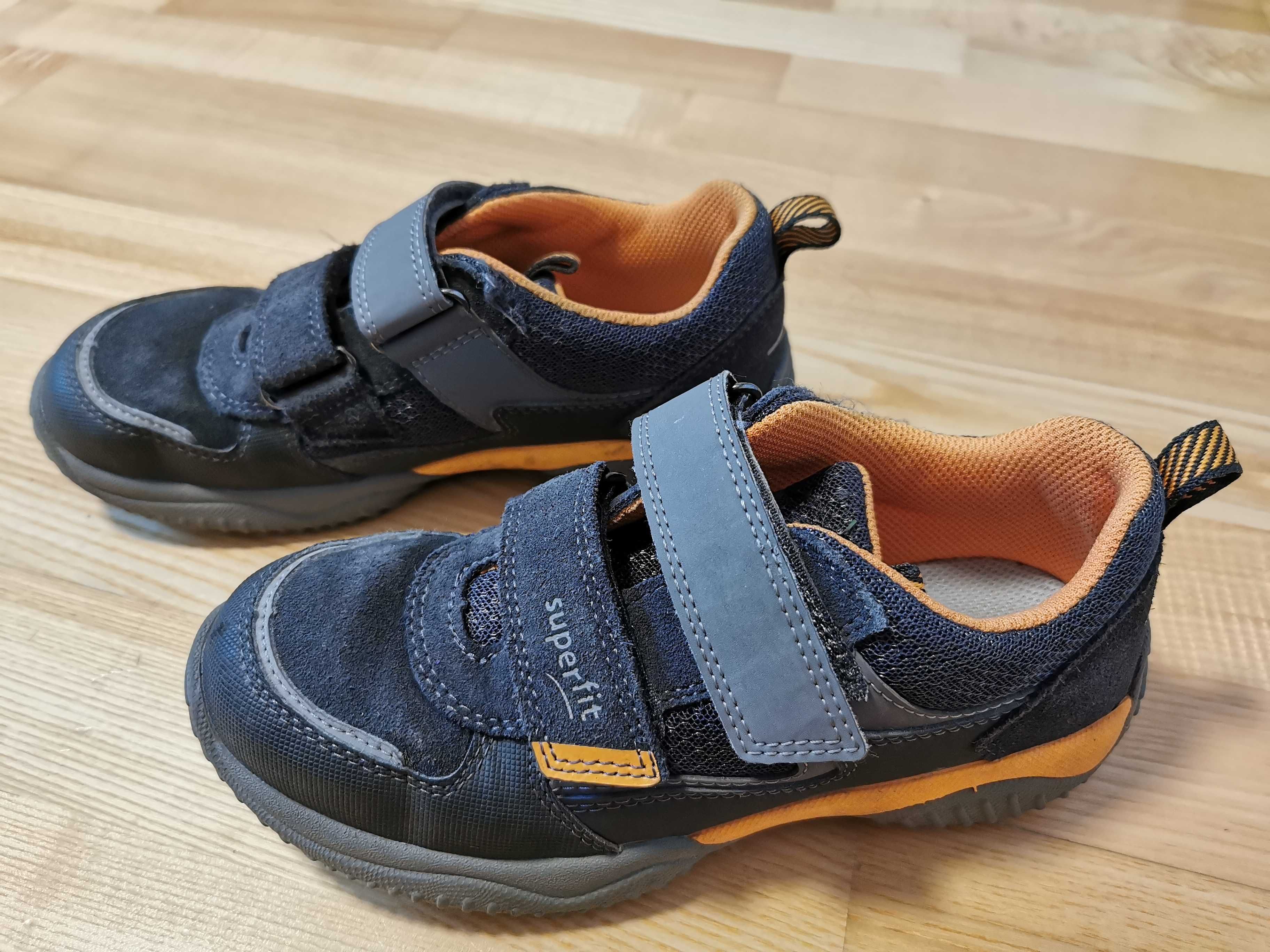 Superfit Sneakersy Superfit Grau/Orange ROZMIAR 33