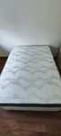 Cama sommier e colchão viscogel sem uso 140cm
