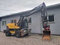 VOLVO EW 160C ROTOTILT Szczypce Indexator Podpory + Pług GPS 3D