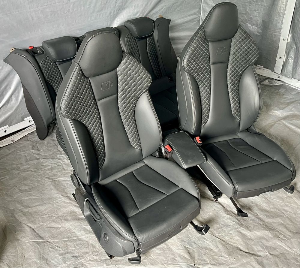 Kompletne wnetrze audi s3 a3 RS3 8v lift recaro s-line skora fotele