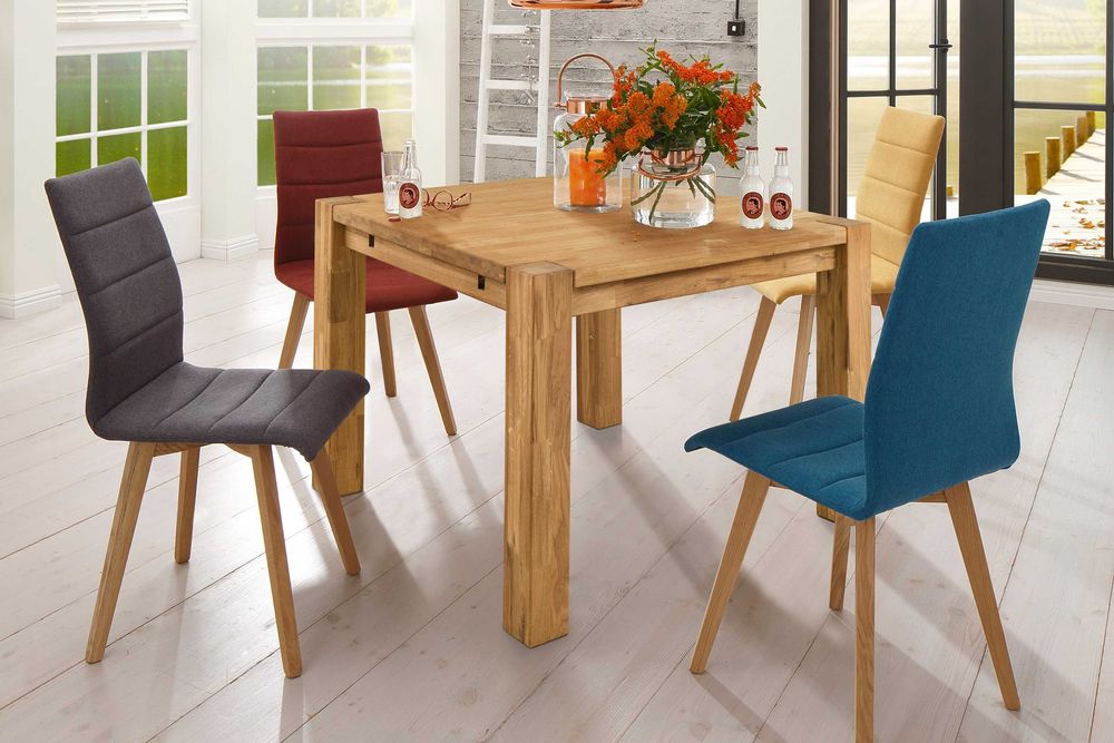 Stół prostokątny lity dębowy olejowany 140x90xh 75cm