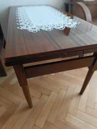 Stół rozkładany PRL vintage 120cm x 50 - 94cm