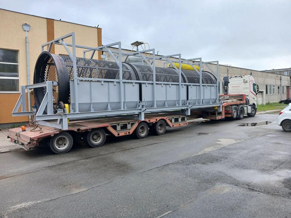 EMTECH NNR6  naczepa niskopodowoziowa 4 osie rozciągana 6m