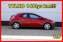 Honda Civic 1.8 VTEC z udok. niskim przebiegiem 145 tys. km !!!