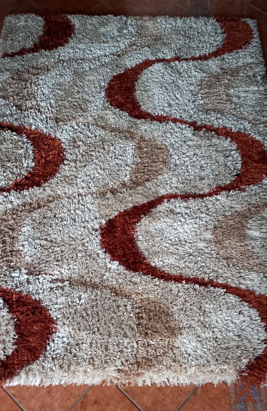 Carpete creme de pelo alto da Butik