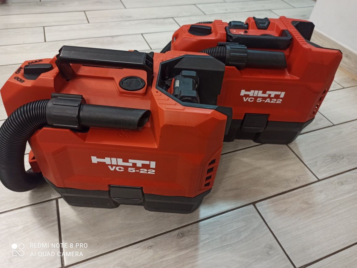 Компактний портативний акумуляторний пилосос hilti, Nuron