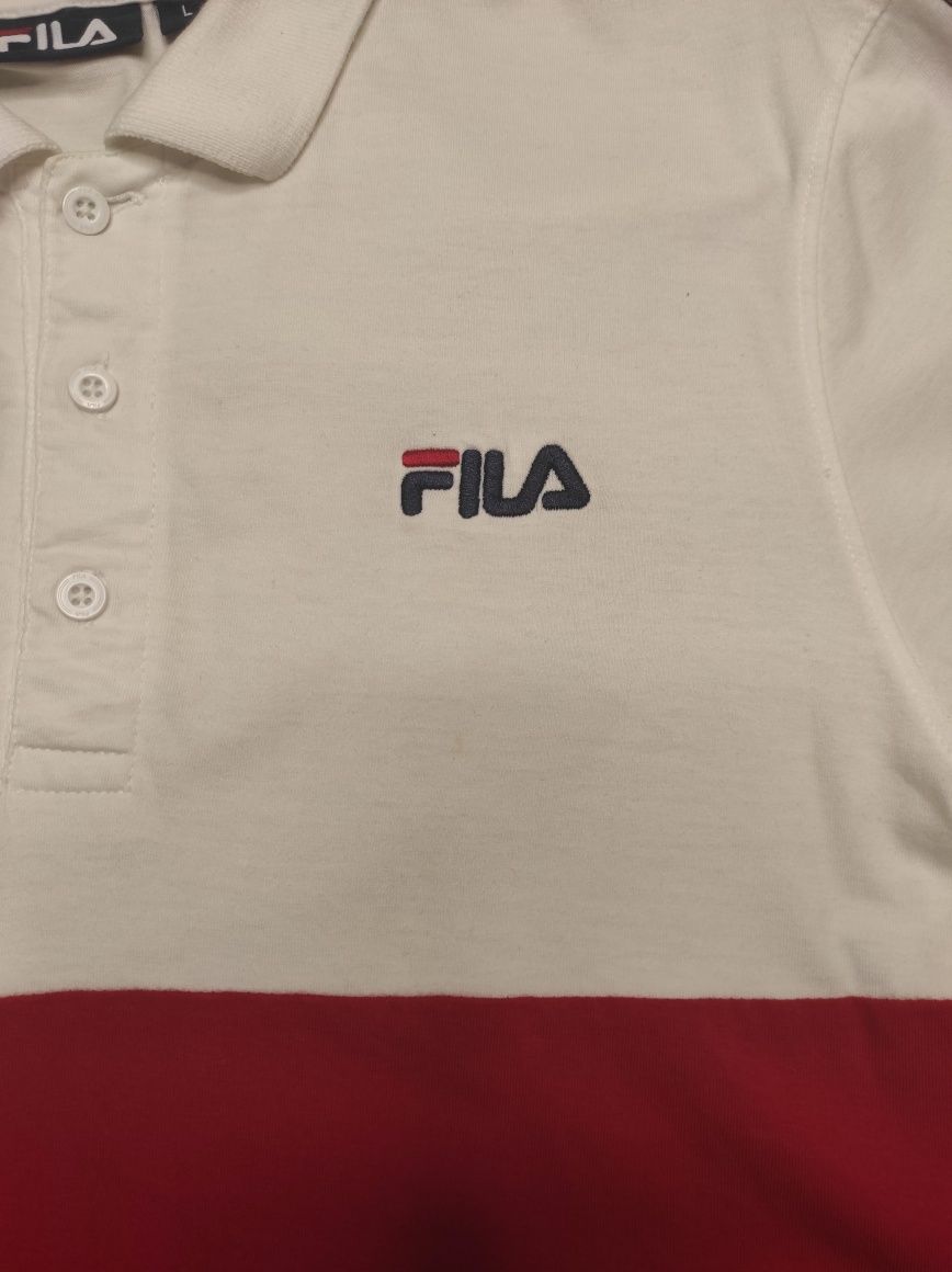 Футболка Fila на лампасах ОРИГІНАЛ